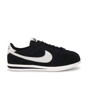 Nike Black and White Cortez Premium Leather